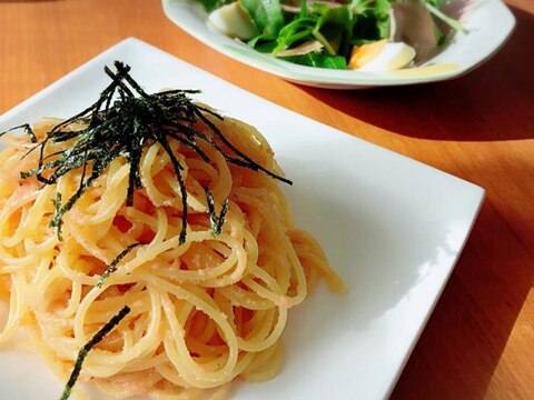 定番たらこパスタ